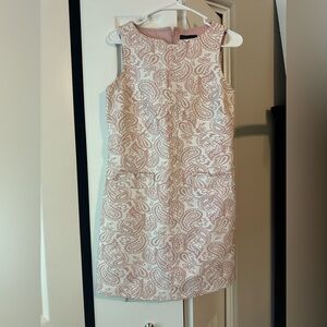 Pink jacquard mini dress by Victoria Beckham size xs